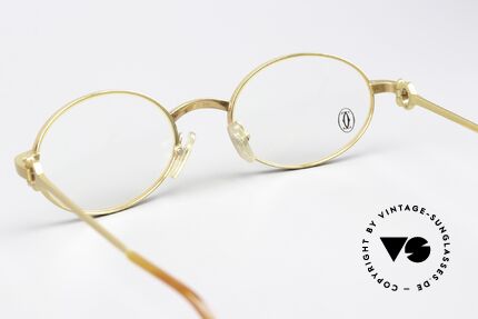 Cartier Spider - M Vintage Brille 90er Oval, die Glashöhe ist 36mm (somit auch gleitsichtfähig), Passend für Herren und Damen