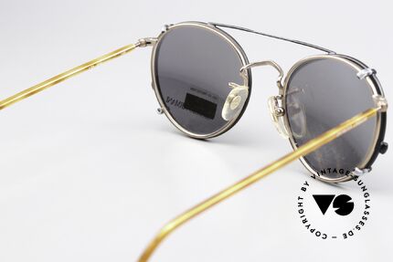 Giorgio Armani 138 Clip On Panto Vintage Brille, KEINE RETROBRILLE, sondern ein altes ORIGINAL!!, Passend für Herren und Damen