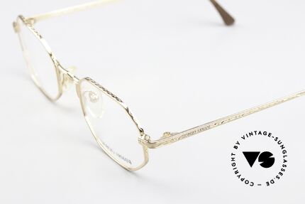 Giorgio Armani 151 Achteckige Vintage Brille 80er, ungetragen (wie alle unsere 1980er Jahre Klassiker), Passend für Herren und Damen