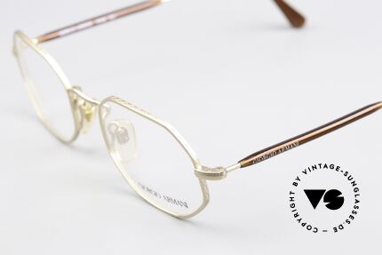 Giorgio Armani 182 80er Designerbrille Octag, ungetragen (wie alle unsere 1980er Jahre Klassiker), Passend für Herren und Damen