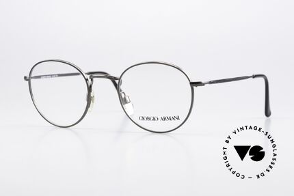 Giorgio Armani 190 Zeitlose 80er Pantobrille, zeitlose Giorgio Armani Brillenfassung aus den 80ern, Passend für Herren