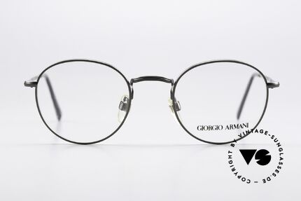 Giorgio Armani 190 Zeitlose 80er Pantobrille, "klassischer" geht's nicht (weltbekannte Panto-Form), Passend für Herren