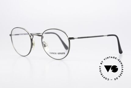 Giorgio Armani 190 Zeitlose 80er Pantobrille, wahre 'Gentlemen-Brille' in fühlbarer TOP-Qualität, Passend für Herren