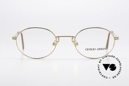 Giorgio Armani 244 Vergoldete Vintage Brille, zeitloses 90er Jahre Modell in Premium-Qualität, Passend für Herren und Damen