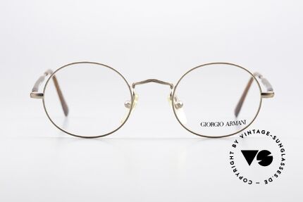 Giorgio Armani 172 Vintage Brille Unisex 90er, klassische, ovale Brillenform, S Gr. 45-20, 135mm, Passend für Herren und Damen