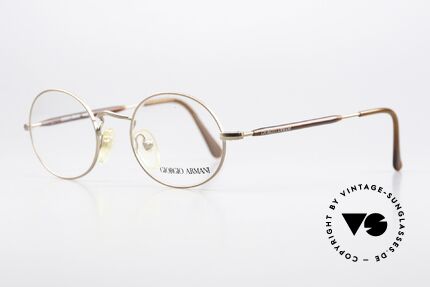 Giorgio Armani 172 Vintage Brille Unisex 90er, Premium-Qualität; zeitlos in bronze / dunkelbraun, Passend für Herren und Damen