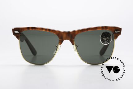 Ray Ban Wayfarer Max II Original USA Sonnenbrille, B&L G15 Mineral-Mineralgläser (100% UV-Schutz), Passend für Herren