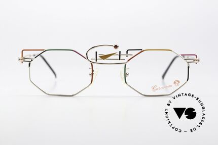 Casanova KC-0 Abstrakte Kunst Brille, das meistgesuchte Modell der "Bauhaus Konzept" Serie, Passend für Herren und Damen