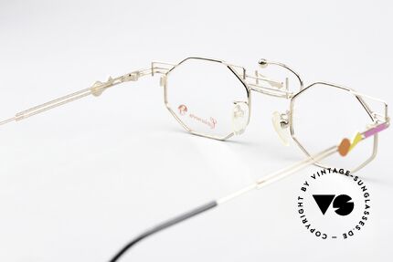 Casanova KC-0 Abstrakte Kunst Brille, ungetragenes Sammlerstück; siehe alte orig. Katalogseite, Passend für Herren und Damen