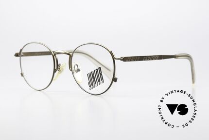 Jean Paul Gaultier 57-1171 90er Panto Designer Brille, fühlbare Top-Qualität; JUNIOR GAULTIER Collection, Passend für Herren und Damen