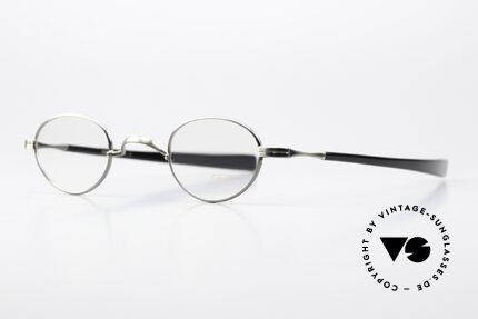 Lunor II A 03 Damenbrille & Herrenbrille, extrem hochwertig in "antik silber"; TOP-Qualität, Passend für Herren und Damen