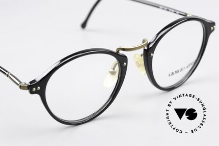 Giorgio Armani 360 Original 90er Brille Panto, ungetragen (wie all unsere 90er G. ARMANI Brillen), Passend für Herren und Damen