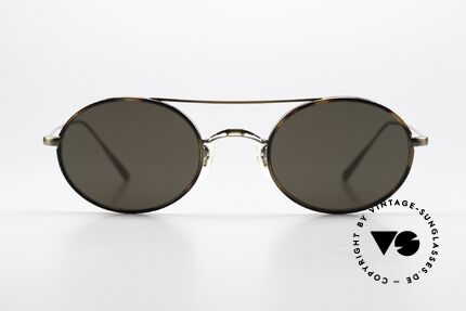 Oliver Peoples Shai Ovale Sonnenbrille Titanium, genaue Modell-Bezeichnung: OV1248ST 528471 3N, Passend für Herren