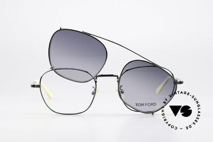 Tom Ford TF5335 Designerbrille Mit Clip On, Größe: medium, Passend für Herren und Damen