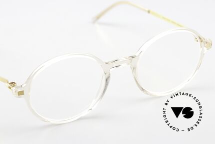 Mykita Tomkin Runde Brille Transparent, ungetragenes Modell mit originalem Etui von Mykita, Passend für Herren und Damen