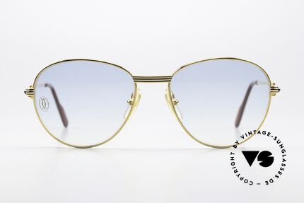 Cartier S Saphirs 0,94 ct - M Echte Saphir Sonnenbrille, Modell aus der "S"-Serie (Markteinführung 1988), Passend für Damen