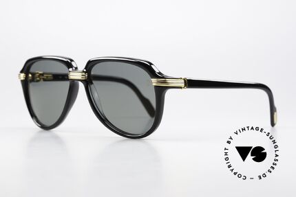 Cartier Vitesse - M Luxus Sonnenbrille Von 1991, Fassung mit Federscharnieren in medium Gr. 58/15, 135, Passend für Herren