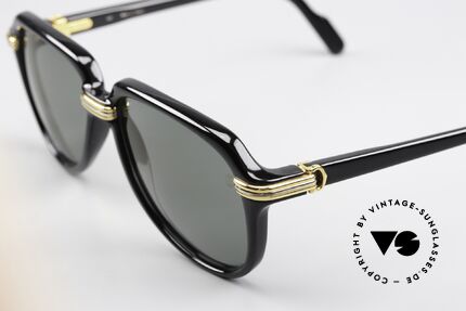 Cartier Vitesse - M Luxus Sonnenbrille Von 1991, hochwertig entspiegelte Sonnengläser mit Cartier Logo, Passend für Herren