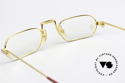 Cartier Demi Lune Santos - M Meistverkaufte Größe 1987, KEINE RETRObrille; ein ca. 35 Jahre altes Cartier Original, Passend für Herren und Damen