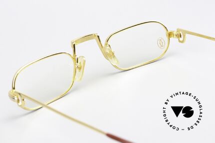 Cartier Demi Lune LC - L Limitierte L Size Von 1987, KEINE RETRObrille; ein 35 Jahre altes vintage ORIGINAL, Passend für Herren