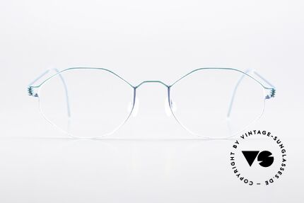 Lindberg Gamma Air Titan Rim Rahmen Bicolor Grün Blau, vielfach ausgezeichnet hinsichtlich Qualität und Design, Passend für Herren und Damen