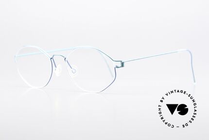 Lindberg Gamma Air Titan Rim Rahmen Bicolor Grün Blau, so zeitlos, stilvoll und innovativ = Prädikat "VINTAGE", Passend für Herren und Damen