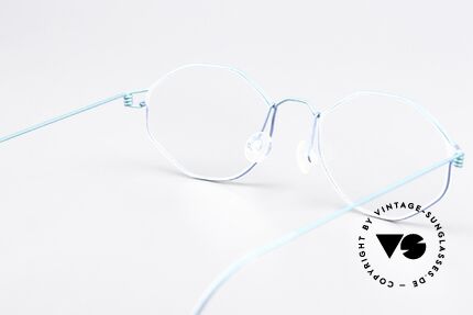 Lindberg Gamma Air Titan Rim Rahmen Bicolor Grün Blau, eleganter Rahmen ohne Schrauben, Nieten oder Lötungen, Passend für Herren und Damen