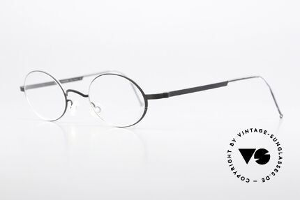 Lindberg 5000 Strip Titan Titanium Brille Unisex Oval, vielfach ausgezeichnet hinsichtlich Qualität und Design, Passend für Herren und Damen