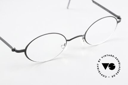 Lindberg 5000 Strip Titan Titanium Brille Unisex Oval, extrem stabile Brille, flexibel & elastisch, und nur 9,9g, Passend für Herren und Damen