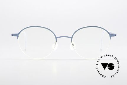 Lindberg 4010 Strip Titan 1990er Rahmen Blau Silber, Modell 4010, Größe 46/20, No. 712016160, blau-silber, Passend für Herren und Damen