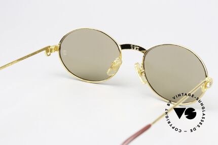 Cartier Saint Honore Luxus Sonnenbrille Von 1998, KEINE Retrobrille, sondern das 25 Jahre alte Original, Passend für Herren und Damen