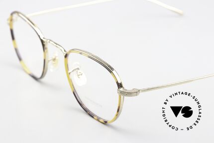 Oliver Peoples Eoin Metallrand Azetat-Inlays, Unisex-Modell aus dem Jahre 2018; made in Italy, Passend für Herren und Damen