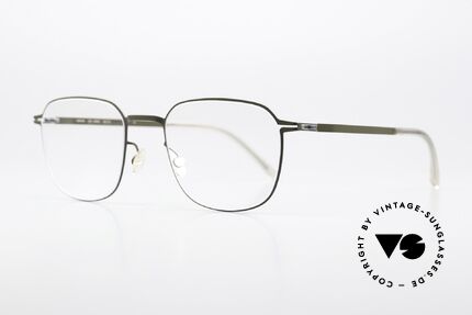 Mykita Herko Lite Collection Metallbrille, Farbe heißt "Camougreen"; wirkt aber eher anthrazit, Passend für Herren und Damen