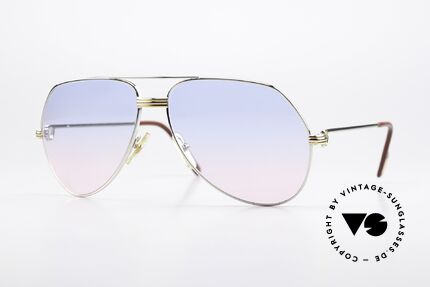 Cartier Vendome LC - L Platin Sonnenbrille Von 1983 Details