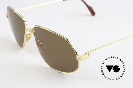 Cartier Panthere G.M. - XL Neue Entspiegelte CR39 Gläser, teure LUXUS-Sonnenbrille in X-LARGE Größe 63-16, 140, Passend für Herren