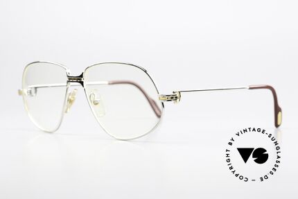 Cartier Panthere G.M. - M Platin Herrenbrille Von 1988, wurde 1988 veröffentlicht und dann bis 1997 produziert, Passend für Herren