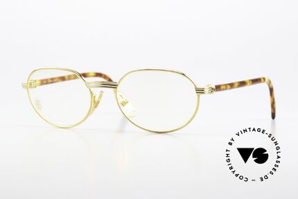 Cartier Lueur - S 90er Luxusbrille Small Size, edle 90er Jahre Cartier Luxusbrille; Small Gr. 51°17, Passend für Herren und Damen