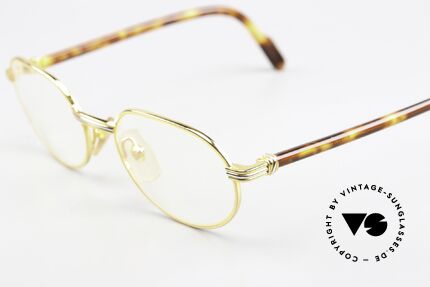 Cartier Lueur - S 90er Luxusbrille Small Size, ungetragen und mit vollständiger Cartier Verpackung, Passend für Herren und Damen