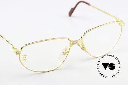 Cartier Panthere Windsor - S 90er Damenbrille Small Size, ungetragenes Einzelstück inklusive original Verpackung, Passend für Damen