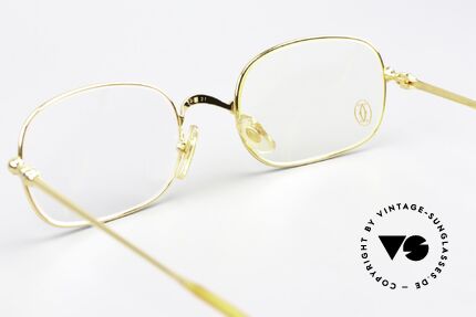 Cartier Deimios - L 90er Brille Rare 54mm Grösse, KEIN RETRO, sondern ein kostbares altes ORIGINAL!, Passend für Herren und Damen