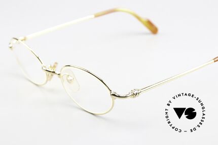 Cartier Filao - S Kleine Ovale 90er Brille 22kt, ungetragene vintage Brille mit Box & Verpackung, Passend für Herren und Damen