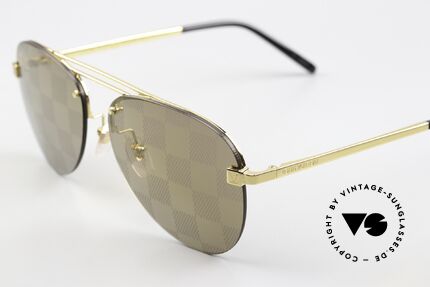 Louis Vuitton Clockwise Schachbrettmuster Gläser, eine Sonnenbrille von 2018 für Luxus-Liebhaber!, Passend für Herren