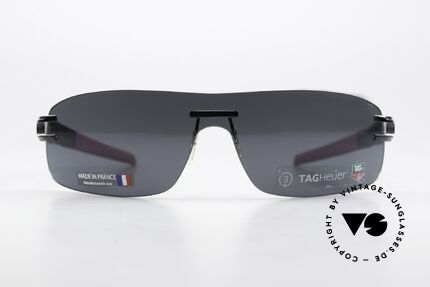 Tag Heuer L-Type 0452 Alligator-Leder Sonnenbrille, "L" steht für Leder (Alligatorleder aus Louisiana), Passend für Herren