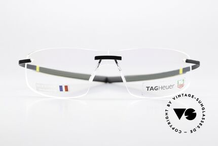 Tag Heuer 3533 Reflex Randlose Sport Luxusbrille, eine extrem sportliche Randlosbrille für Herren, Passend für Herren