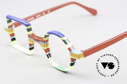 Wissing 2653 Bunte Brille Für Individualisten, Wissing Einzelstück = gemacht für Individualisten, Passend für Herren und Damen