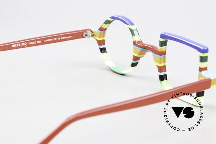 Wissing 2653 Bunte Brille Für Individualisten, charakteristisch, unverwechselbar, unique, Wissing, Passend für Herren und Damen