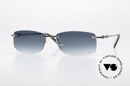 Fred Cayman F6 Luxus Sonnenbrille Eckig, Fred Luxus-Sonnenbrille, Modell Cayman F6, col. 404, Passend für Herren