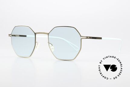 Mykita Walsh Bernhard Willhelm Design, eine minimalistisch-achteckige Sonnenbrille; unisex, Passend für Herren und Damen