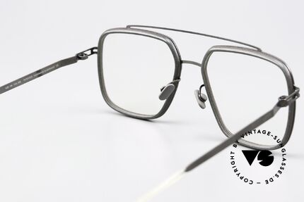 Mykita Mylon Reed Designerbrille Eckig Aviator, leichte und komfortable Herrenbrille von 2016, Passend für Herren