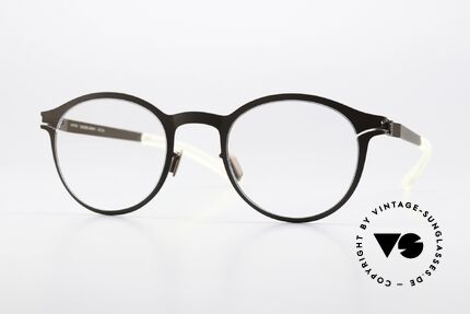 Mykita Benny Pantobrille In Dunkelbraun, Mykita Brille, Modell BENNY, Größe 46-22, col 075, Passend für Herren und Damen